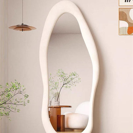 Wavy-Curvy-Asymmetrical Irregular Large Mirror