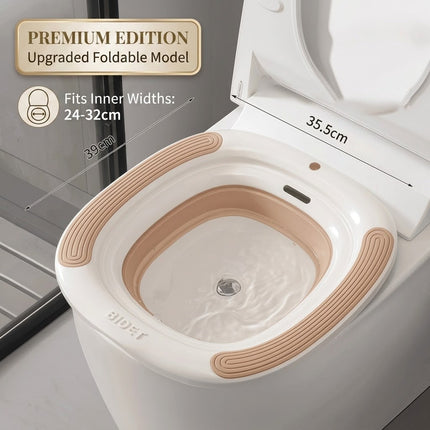 Personal Hygiene Foldable Sitz Bath Soak Care Basin