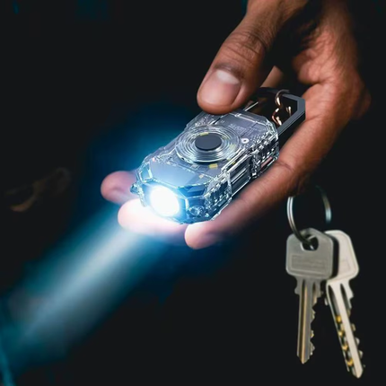 Mini USB Rechargeable LED Keychain Flashlight