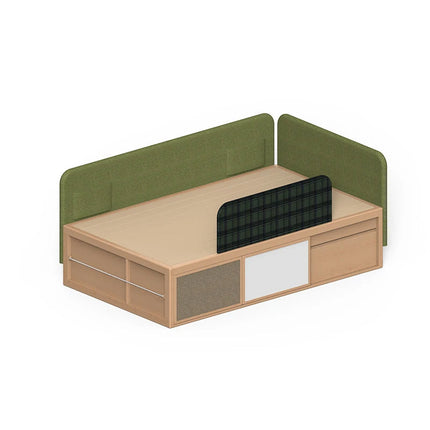 Cozy Corner Wooden Built-In Storage Children's Bed