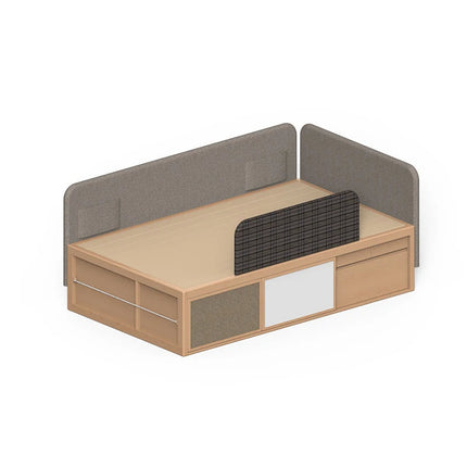 Cozy Corner Wooden Built-In Storage Children's Bed