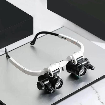 Double Magnifier Led Eye Microscope