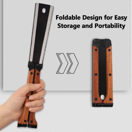 Pro Master Double Edge Foldable Carpentry Hand Saw