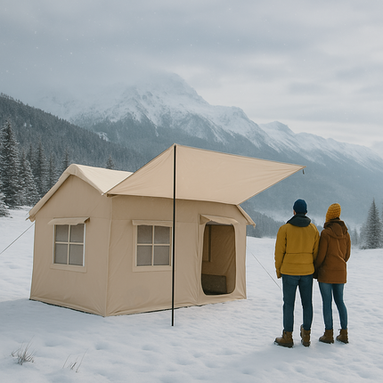 Inflatable Built-in Sunroof Beach Camping House