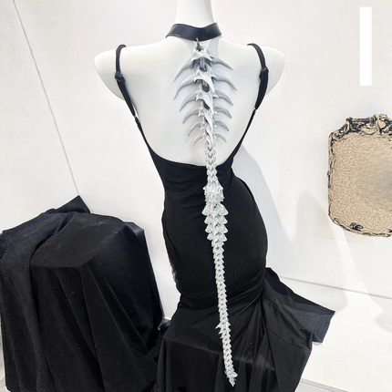 Bionic Gothic Style Spinal Back Jewelry