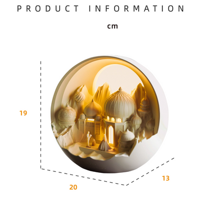 Mystic Citadel Ambient Aromatherapy Night Lamp