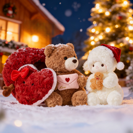 Hidden Surprise Christmas Tree Plush Bear