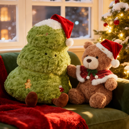 Hidden Surprise Christmas Tree Plush Bear