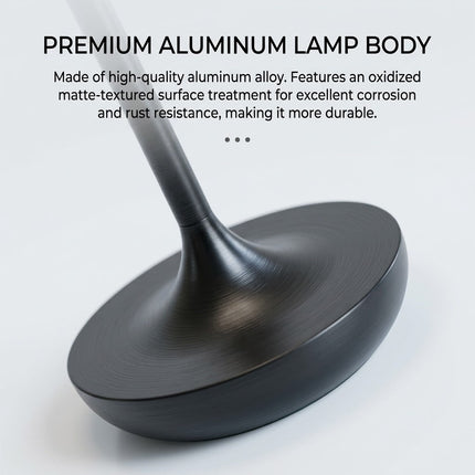 Oval Glow Glass LED Table Lamp