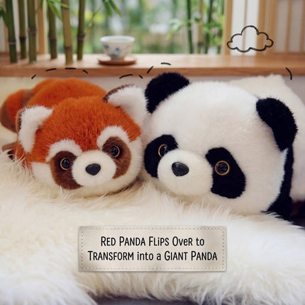 Panda Flip Reversible Plush Toy