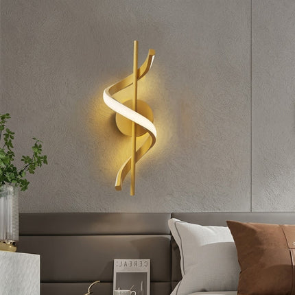 Spiral Minimal Ambient LED Wall Lamp