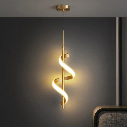 Spiral Minimal Ambient LED Wall Lamp
