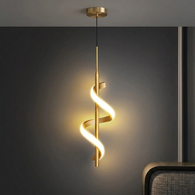 Spiral Minimal Ambient LED Wall Lamp