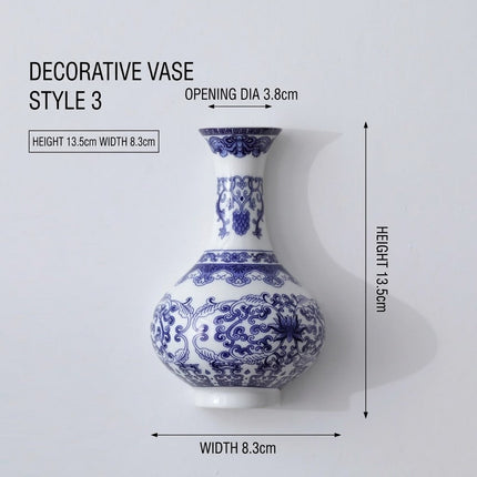Vasello Blue Decorative Wall Mounted Vase