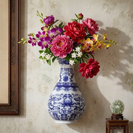 Vasello Blue Decorative Wall Mounted Vase
