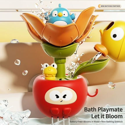 Happy Flower Baby Bath Water Sprinkler Toy