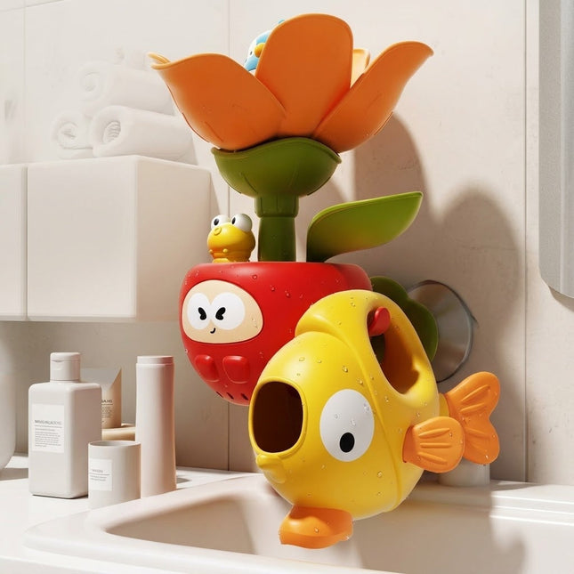 Happy Flower Baby Bath Water Sprinkler Toy