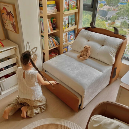 DairyDream Cute Tufted Convertible Lounge Sofa Bed