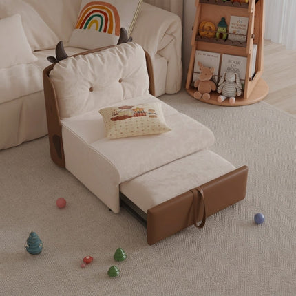 DairyDream Cute Tufted Convertible Lounge Sofa Bed