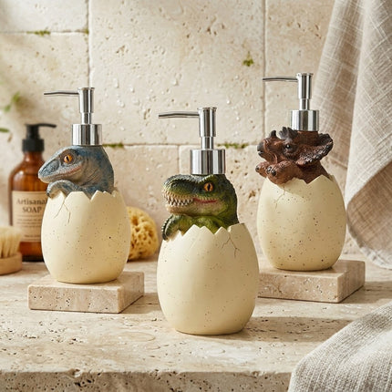 Cartoon Dinosaur Egg Refillable Soap Dispenser