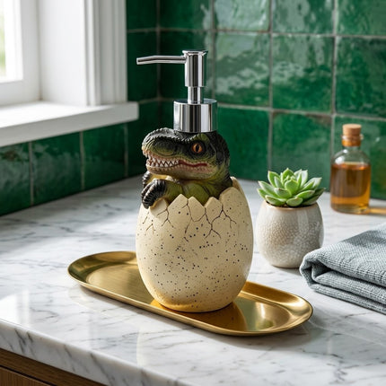 Cartoon Dinosaur Egg Refillable Soap Dispenser
