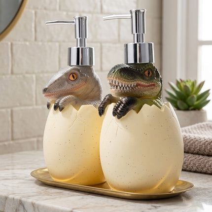 Cartoon Dinosaur Egg Refillable Soap Dispenser