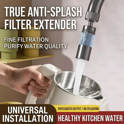 Multi-Angle Swivel Faucet Filter Adapter