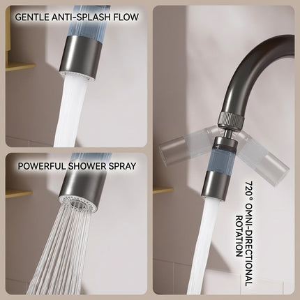 Multi-Angle Swivel Faucet Filter Adapter