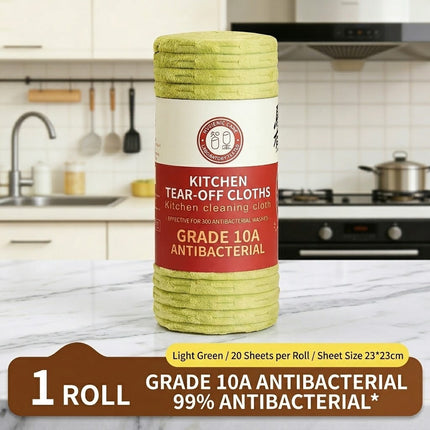 Anti-Bacterial Reusable Kitchen Cleaning Cloth Roll