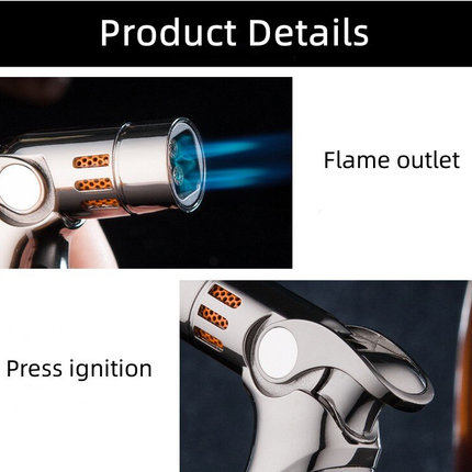 Space Rocket Metal Windproof Turbo Lighter