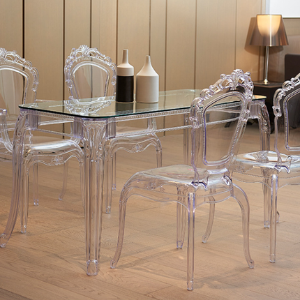 Super Durable Nordic Transparent Dining Chair