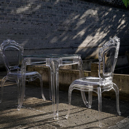 Super Durable Nordic Transparent Dining Chair