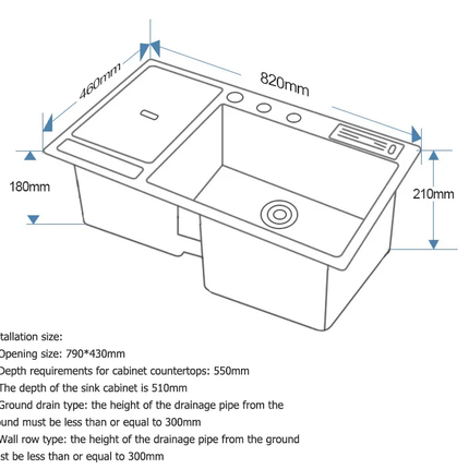 Ultra Wash with Ultrasonic Cleaning Elegant Efficient Kitchen Sink