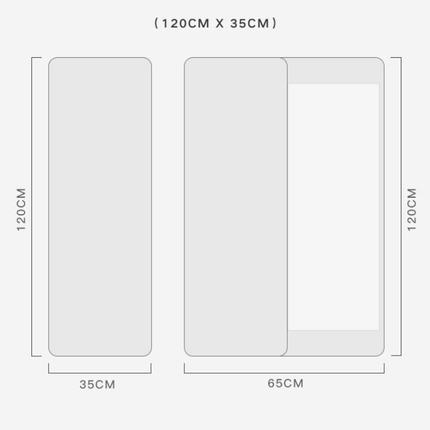 Space Saving Hidden Hanging Hooks Hallway Dressing Mirror