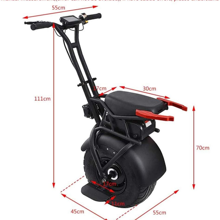 Balance Bull Electric Single-Wheeled Smart Motorcycle