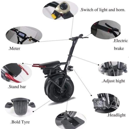 Balance Bull Electric Single-Wheeled Smart Motorcycle