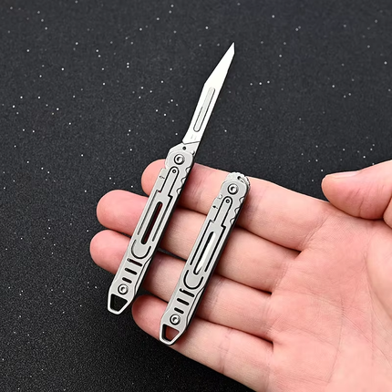 Replaceable Blades Foldable EDC Knife