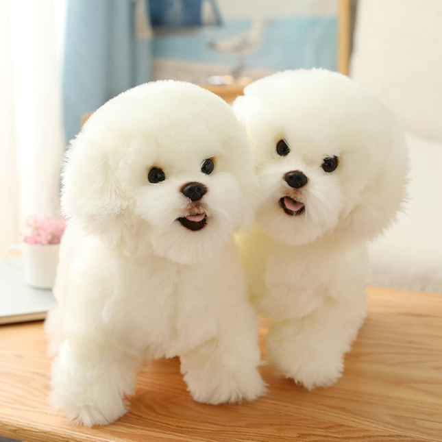 Fluffy Dog Hugging Plushie Pillow