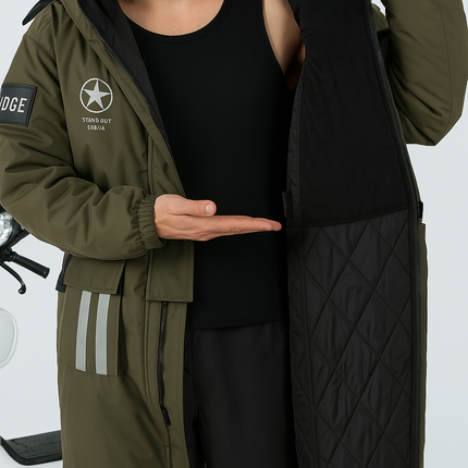 Heavy-Duty Coldproof Full Body Motorcycle Suit
