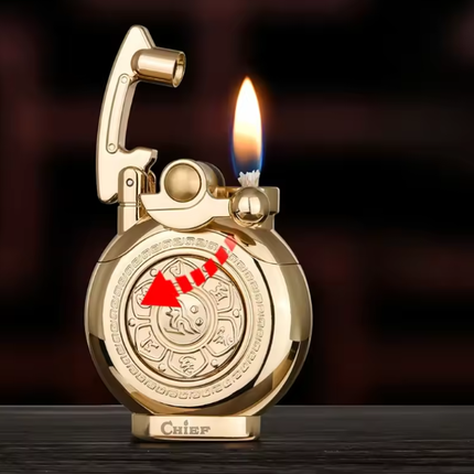 Mechanical Flip Top Kerosene Windproof Lighter
