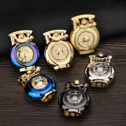 Mechanical Flip Top Kerosene Windproof Lighter