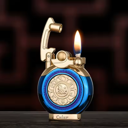 Mechanical Flip Top Kerosene Windproof Lighter