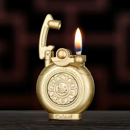 Mechanical Flip Top Kerosene Windproof Lighter