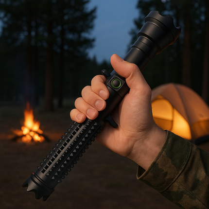 Tactical Self-Defense LED Flashlight Emergency Survival Tool