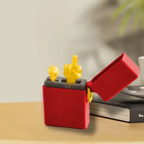 Funny Prank Middle Finger Lighter