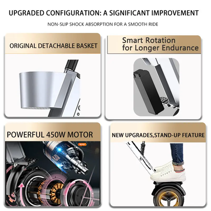3-Wheel Balanced Foldable Electric Scooter