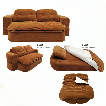 Dream Fold Ultra Soft Convertible Lounge Sofa
