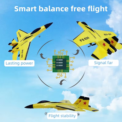 Remote Control Foam Fighter Airplane Toy