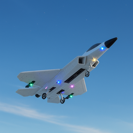 Storm Hawk Ultra Bright LED Foam Jet Fighter