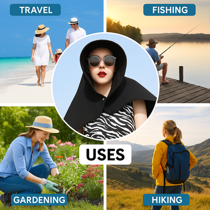 Sun Guard Oversized UV Protection Hat
